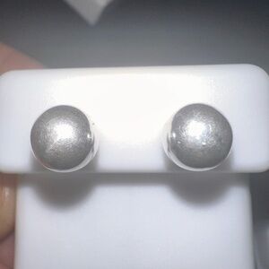 Large 925 STERLING SILVER Stud Earrings